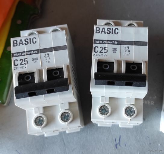 Автомат 4.5кА ВА47-29 2Р 25А С, EKF