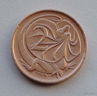 Австралия 2 цента. 1974 г.