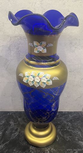 Ваза Bohemia Crystal Изабелла Топаз