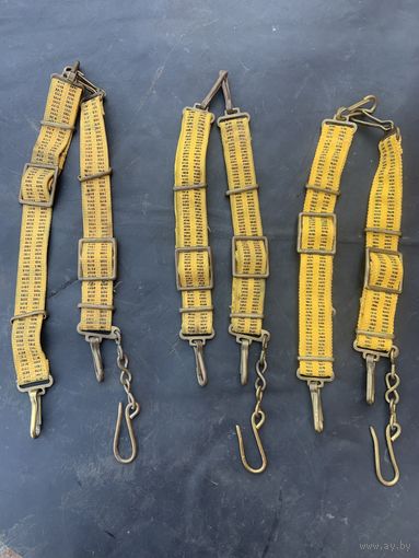 3 отличных общевойсковых  комплекта подвесов советского офицера в разной цветовой гамме. Цена за 1.