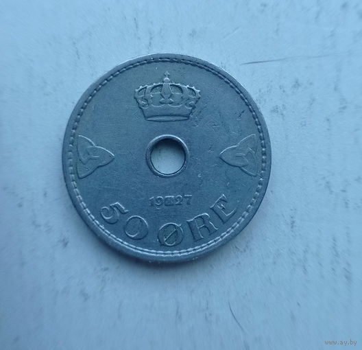 Норвегия 50 эре 1927 год
