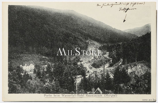 Отель Wasserfall в Раумюнзахе, долина реки Мург. Форбах, Баден-Вюртемберг, Германия.