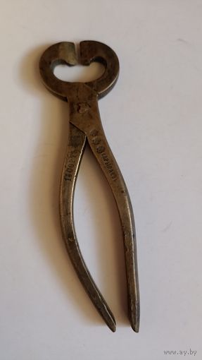 Кусачки бронза , царизм , клеймо имперский орёл, мастер