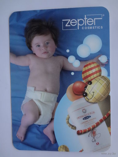 Календарик 2001 г. Zepter cosmetics.