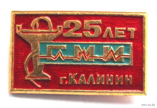 25 лет. Государственный медицинский институт (ГМИ) г. Калинин