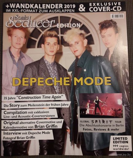 DEPECHE MODE настенный календарь 2019 журнал Sonic Seducer Германия