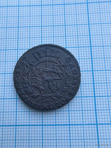 3 гроша 1767 Понятовский