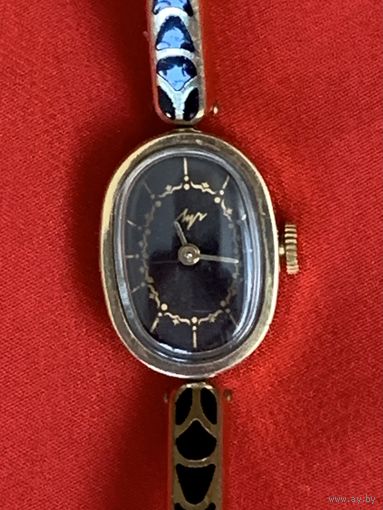 Часы женские позолота Луч