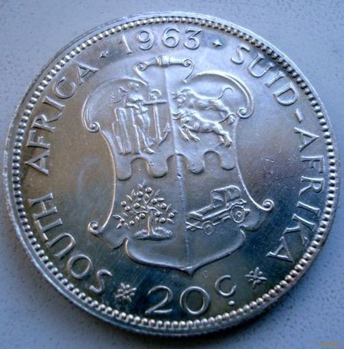 20 сентов. 1963 г.