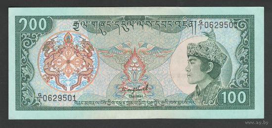 Бутан 100 нгултрум 1986 года. Тип Р-18a. Состояние UNC!