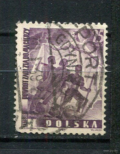 Польша - 1938 - Восстановление Цешина - [Mi. 330] - полная серия - 1 марка. Гашеная.  (Лот 36HB)-T4P48