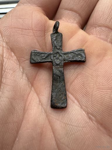 Крестик нательный старинный 10