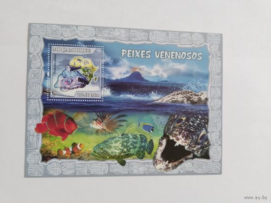 Мозамбик 2007 бл. рыбы
