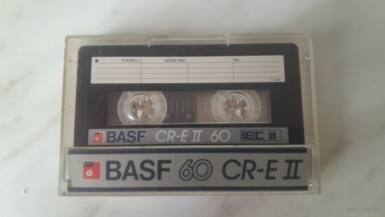 Хромовая аудиокассета BASF CR-E II 60 (60 минут)