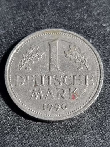Германия (ФРГ) 1 марка 1990 J