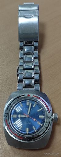 Советские часы для дайвинга. Восток-Амфибия. На ходу. Знак качества