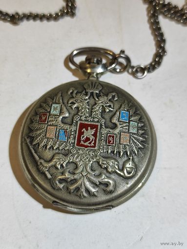 Карманные часы Молния из серии гербы России. Георгий Победоносец.