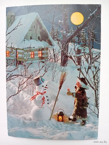 Набор из 3-х открыток. ЧССР. Прага. 1980 год. Зима