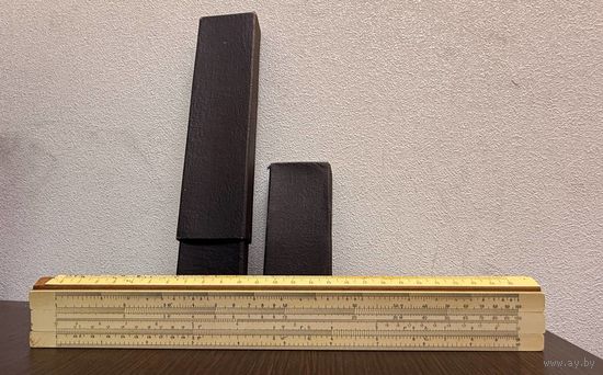 Счетная логарифмическая линейка 1959г в оригинальной коробке.