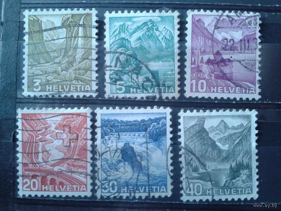 Швейцария 1936 Стандарт, ландшафты
