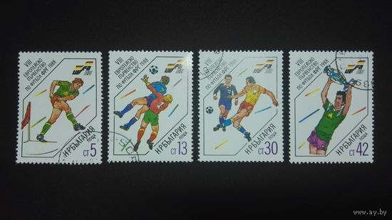 Болгария 1988. ЧЕ по футболу. Полная серия