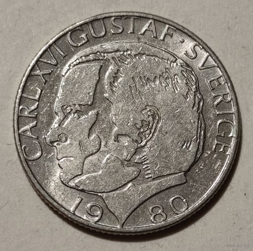 Швеция 1 крона, 1980 (14-10-2)