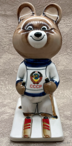 Статуэтка Олимпийский Мишка Лыжник Вербилки