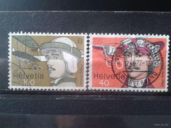Швейцария 1977 Пионеры авиации