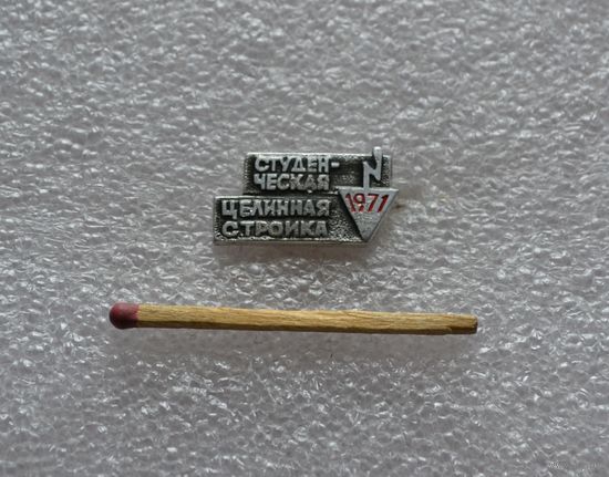 Студенческая целинная стройка 1971 г.