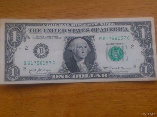 1 доллар США 2017 года B