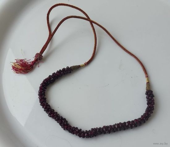 Бусы (ожерелье) Гранат .
