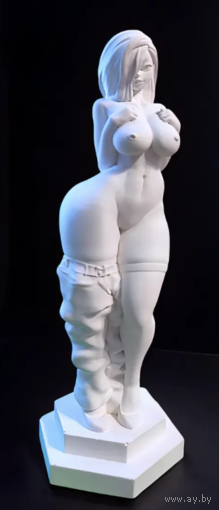 Статуэтка для интерьера Девушка Гипс