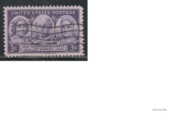 США-1948, (Мих.571), гаш. , Женщины, Личности(одиночка),