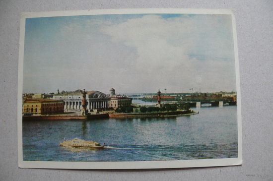 Мазелев Р.(фото), Ленинград. Нева. Стрелка Васильевского острова; 1963, чистая.