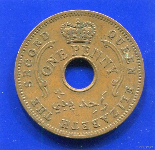 Нигерия 1 пенни 1959