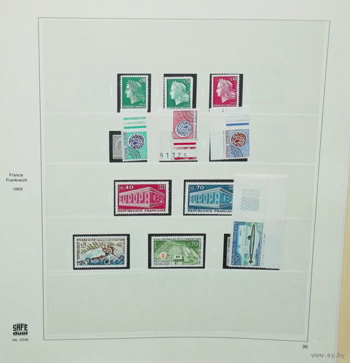 ФРАНЦИЯ.Хронология.РАСПРОДАЖА АЛЬБОМА ПОСТРАНИЧНО !Могут встречаться аккуратные наклейки! СОСТОЯНИЕ НА ФОТО !