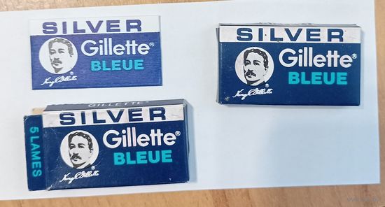 Лезвия Gillette BLEUE
