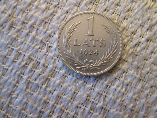 1 лат ,  Латвия  ,  1924 год