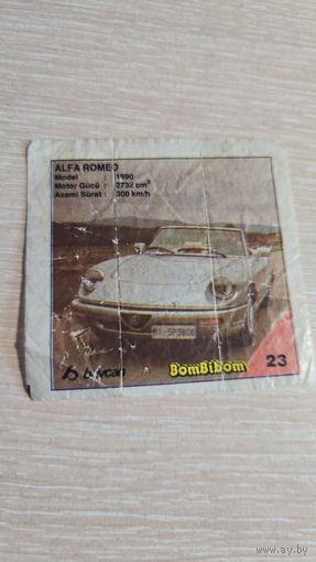 Вкладыша от жвачки BomBibom  23