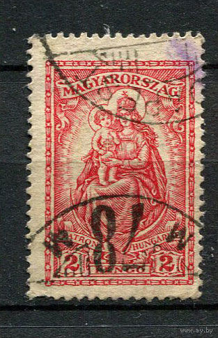Венгрия - 1926 - Мадонна с младенцем 2P - [Mi.428] - 1 марка. Гашеная.  (Лот 13AK)