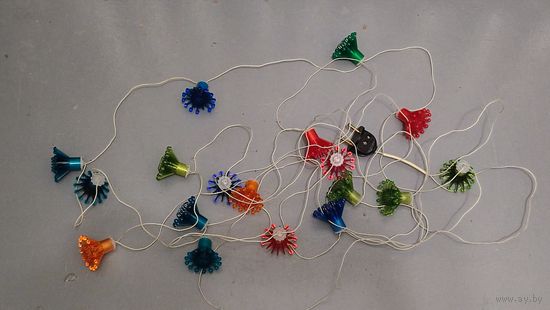 Гирлянда снежинка  СССР.