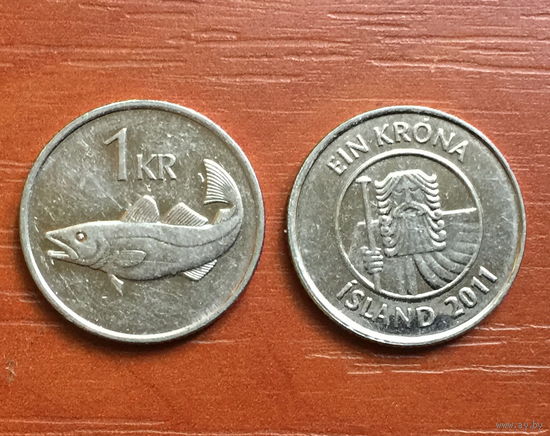 Исландия, 1 крона 2011