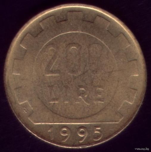 200 Лир 1995 год Италия