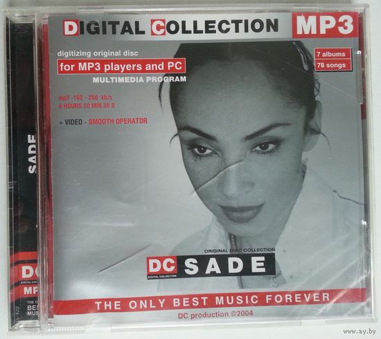 CD MP3 SADE - Digital Collection (2004)