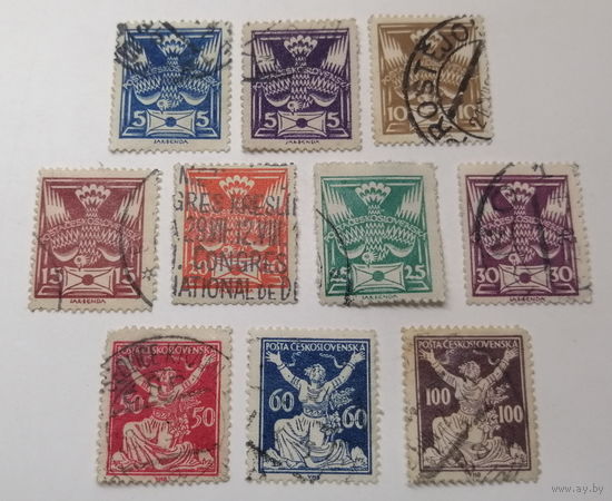Чехословакия 1920. Стандартный выпуск.