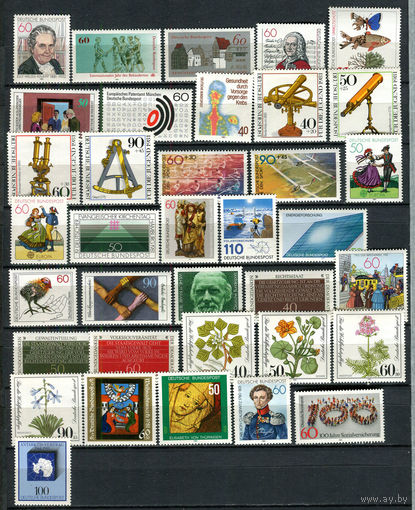 ФРГ - 1981 - Годовой набор - 36 марок - MNH