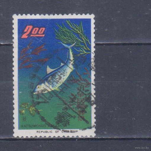 [680] Тайвань 1965. Фауна.Рыба. Гашеная марка.