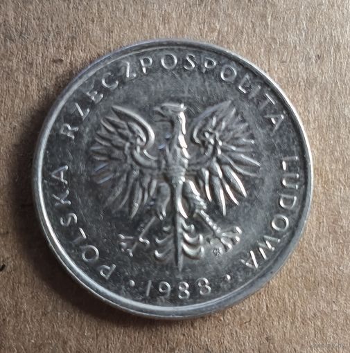 Польша 10 злотых 1988 г., , Y# 152.1