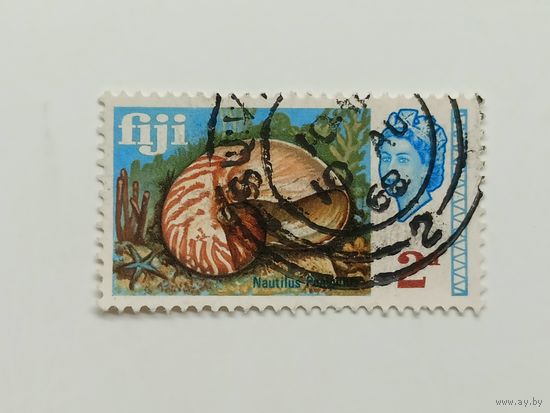 Фиджи 1968. Королева Елизавета II и местные мотивы