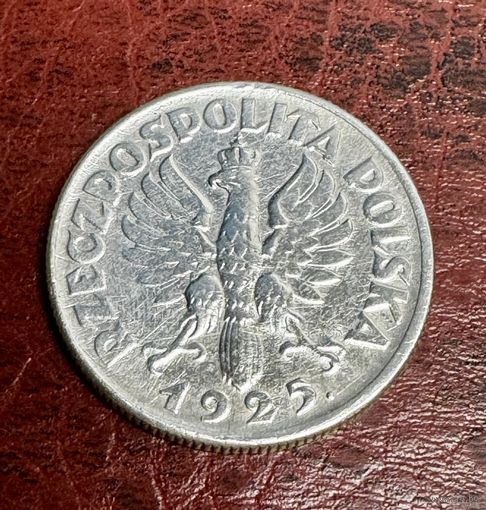 Польша 2 злотых 1925 г. После даты - точка